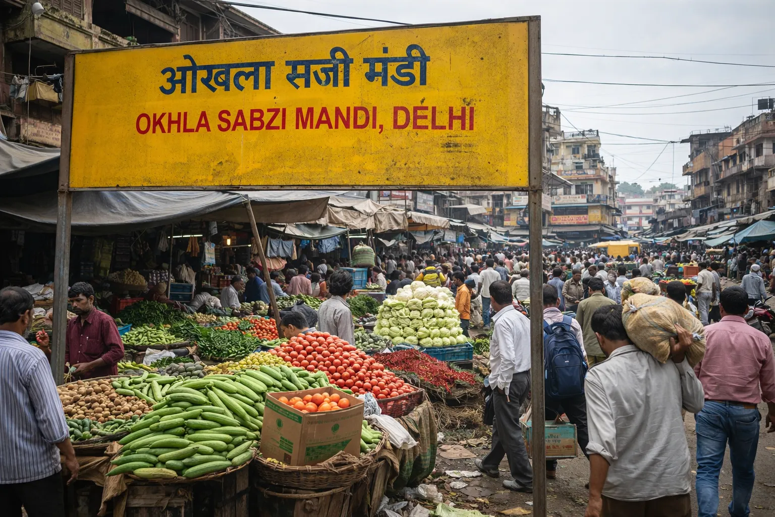ओखला सब्जी मंडी दिल्ली
