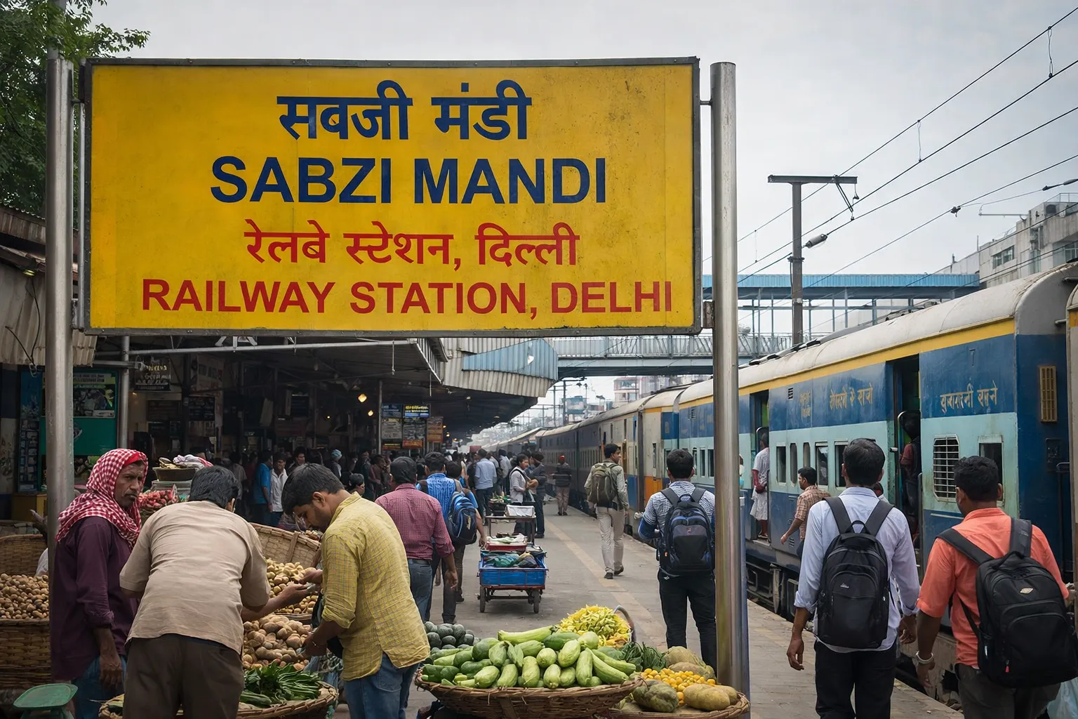 सब्जी मंडी रेलवे स्टेशन दिल्ली